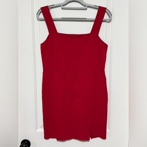 Blue Rain Vibrant Red Mini Dress